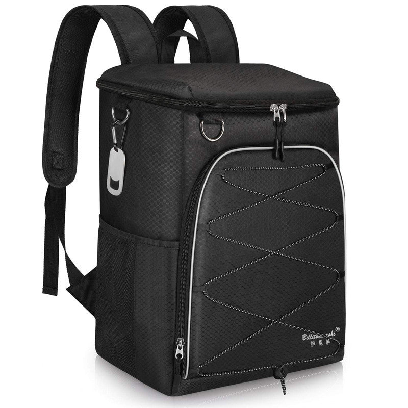 Unisex Insulated Cooler Backpack with Thermally Sealed Interior, Flexible Carrying Comfort, and Organized Front Pocket Skanto