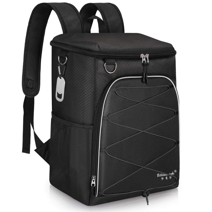 Unisex Insulated Cooler Backpack with Thermally Sealed Interior, Flexible Carrying Comfort, and Organized Front Pocket Skanto