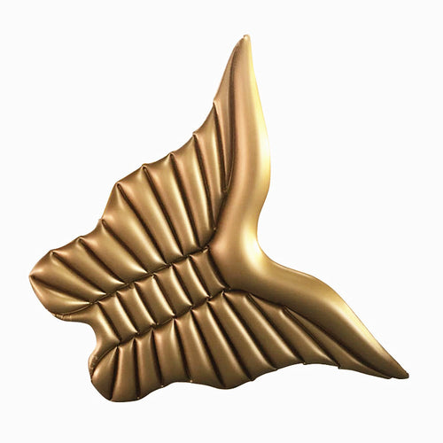 Damer oppblåsbar loungeplattform med fiske finner design Skanto