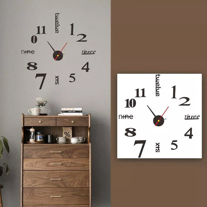 Skanto | Moderne DIY punch-fri veggklokke
