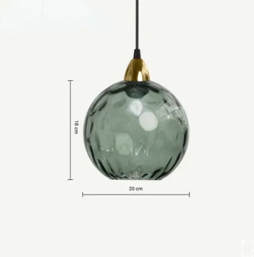 Glass Sphere Pendant Lamp - LumiSphere | Skanto