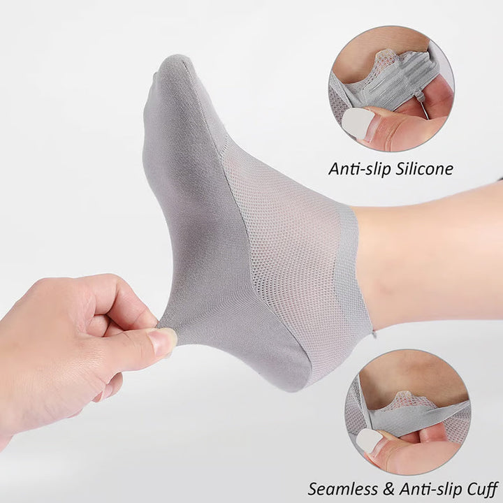 Skanto | Ultra-tynne fôr non-slip usynlige sokker