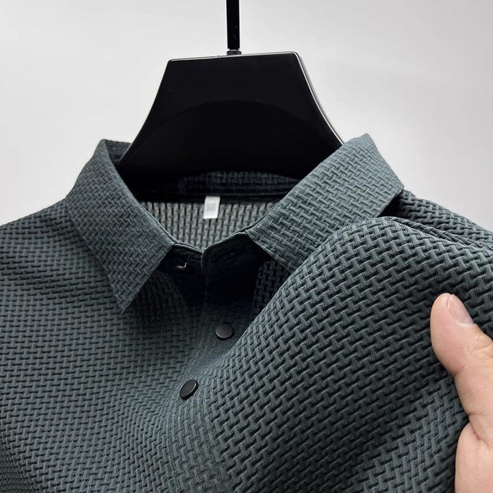Mesh Ice Silk Korte Ermel T-skjorte | Skanto