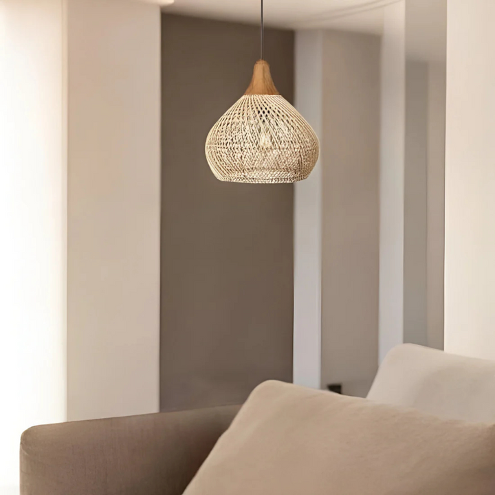 Skanto | Rattan Boho Pendellampe