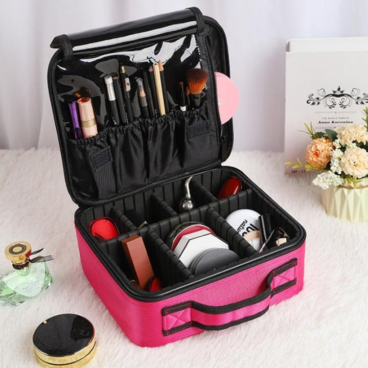 Skanto | Sminke Kosmetikk Oppbevaringsveske med Justerbart Rom