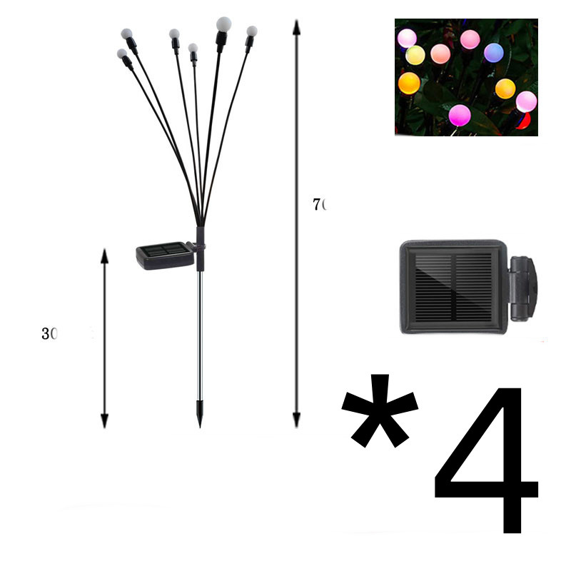 Skanto | LED Sollys for Hage med Fleksible Lyskuler – Vanntett Dekorativt Lys for Bed og Stier