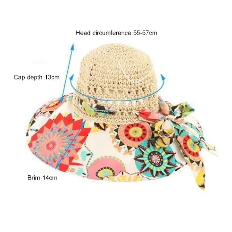 Skanto | Fashion Hollow Printed Sun Hat