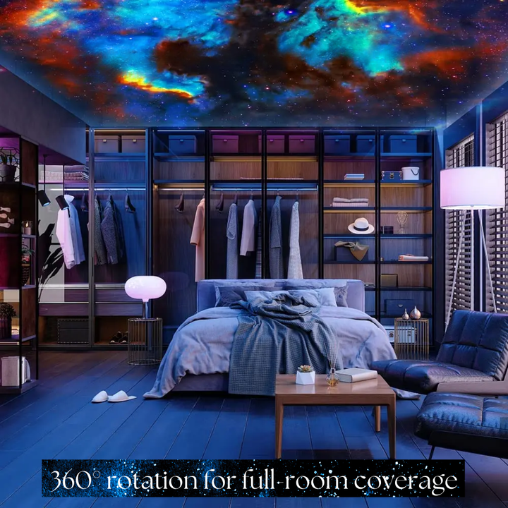 Skanto | Celestial Dreams: 360° Planetarium Galakseprosjektor - Full rom dekning