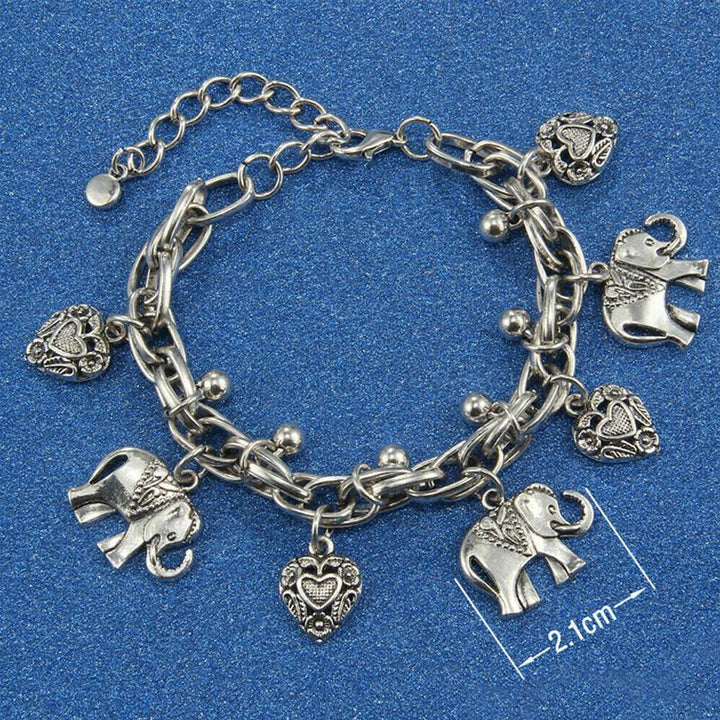 Skanto | Håndlaget Vintage Elefant Ankelkjede