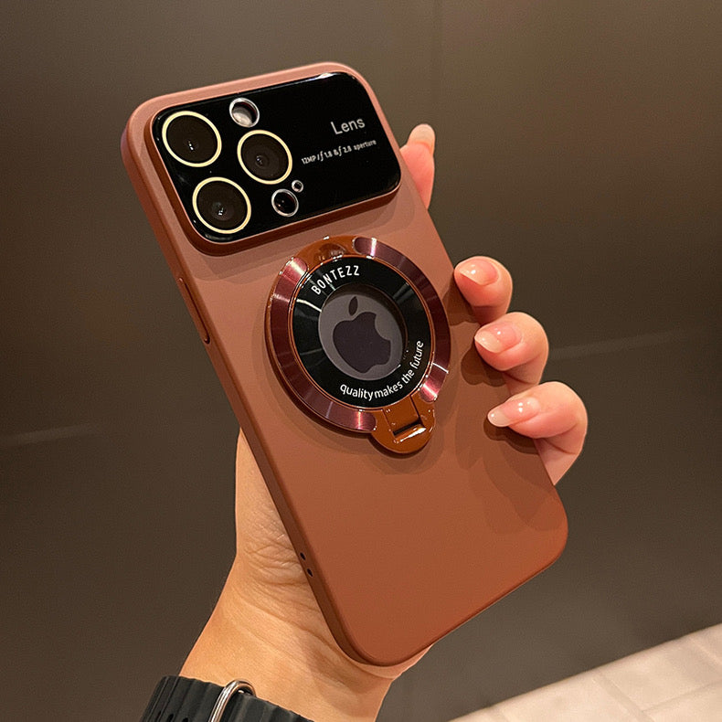 Skanto | MagSafe iPhone-deksel med integrert stativ og stort vindusdtegn