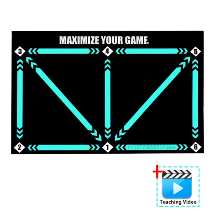 Norvo | glid fotball treningsmatte - perfekt for effektiv trening hjemme