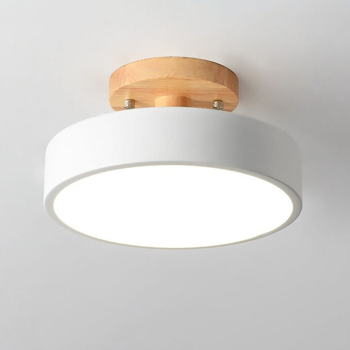 Norvo LED Rund Taklampe | Nordisk Design | Semi-Flush Montering | Økonomisk Innendørs Belysning