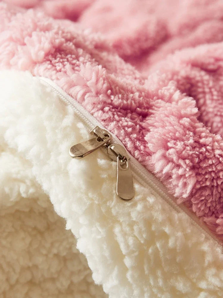 Skanto | Dobbelt-sidet Cashmere-Look Sengetrekk - VelvetWarm