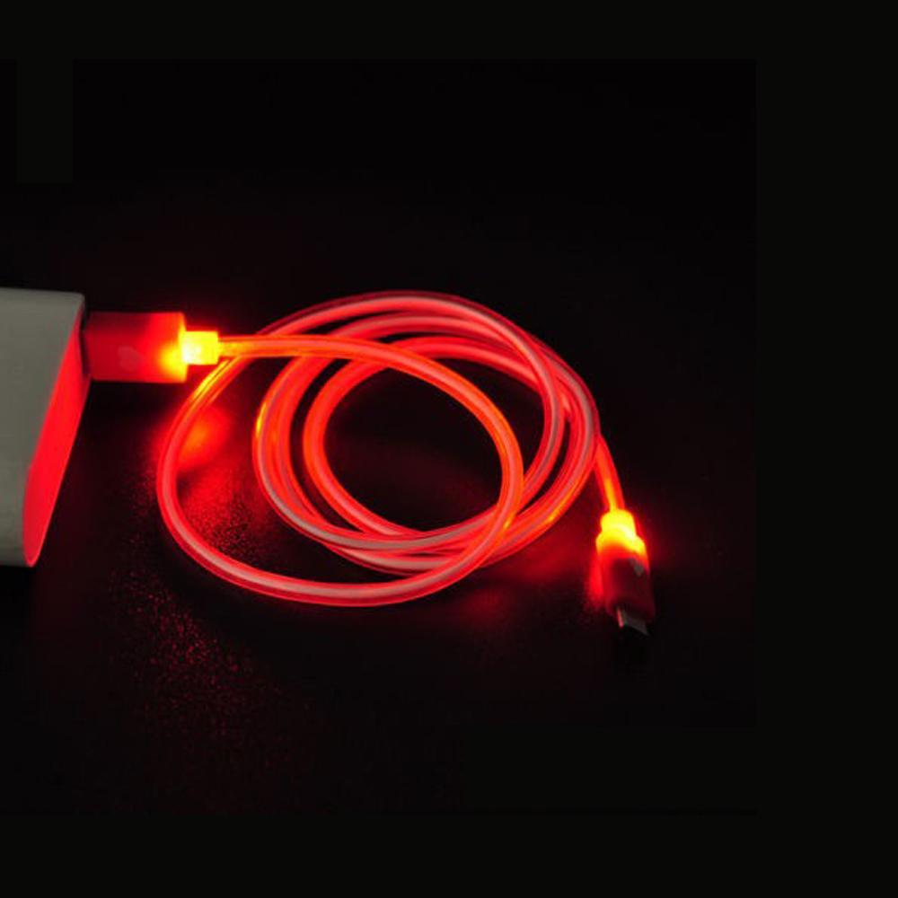 Skanto | LED USB Kabel - LED Flytende Synlig Lys Opp Luminescent Smart Lading