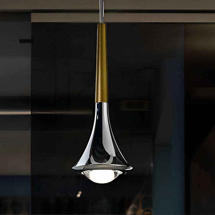 Moderne LED-Pendellampe i dråpeform – Adjustae metallkronelys for stue, soverom og spisestue
