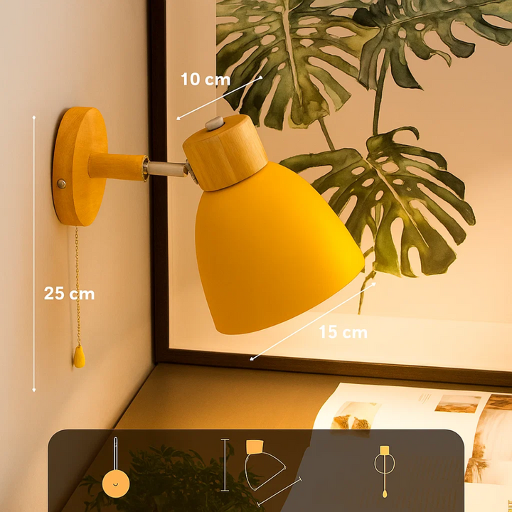 Skanto | ChromaWood Skandinavisk Design Vegglampe Stilig