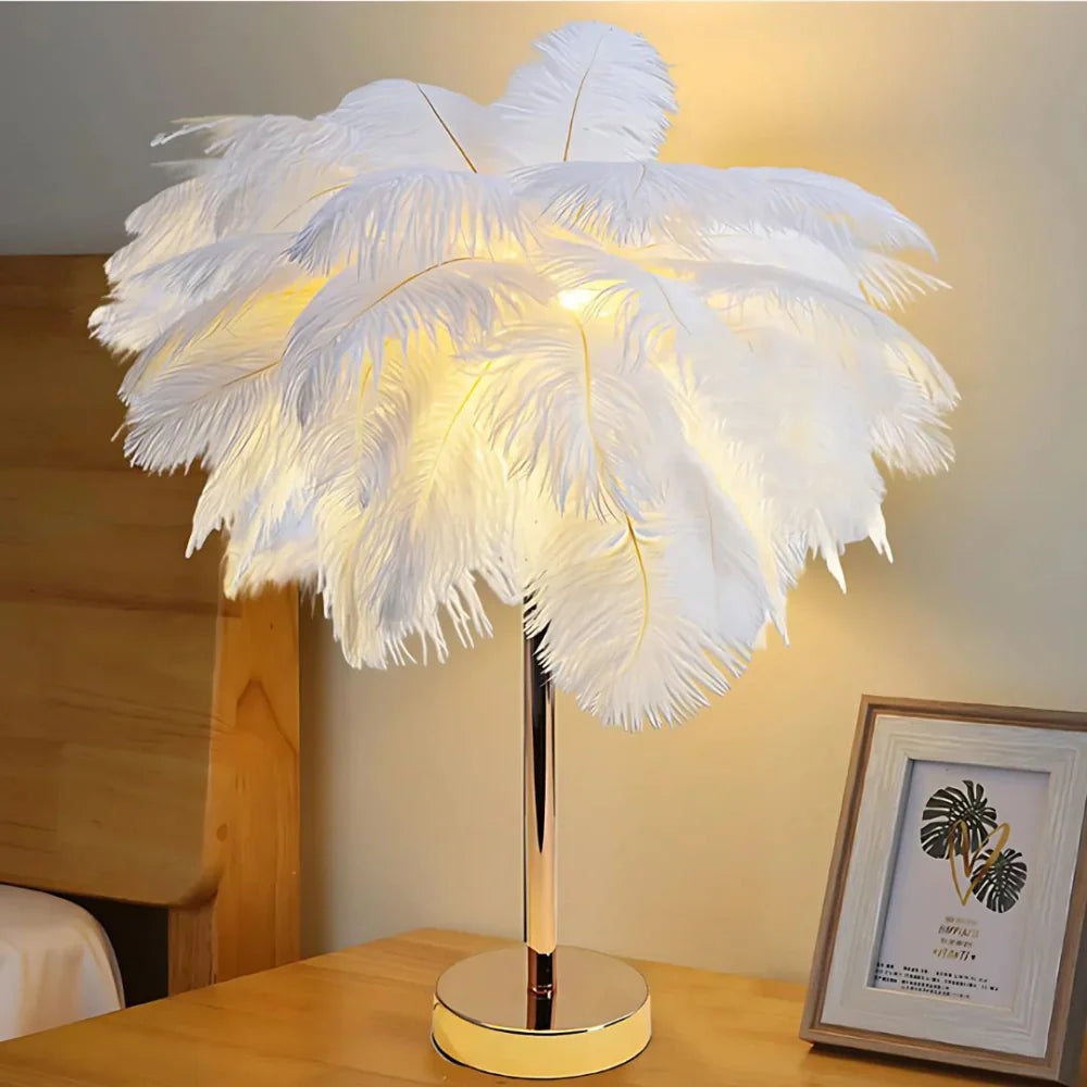 Atmosfærisk Fjær Palm Tre Lamp - LumaPalm | Skanto