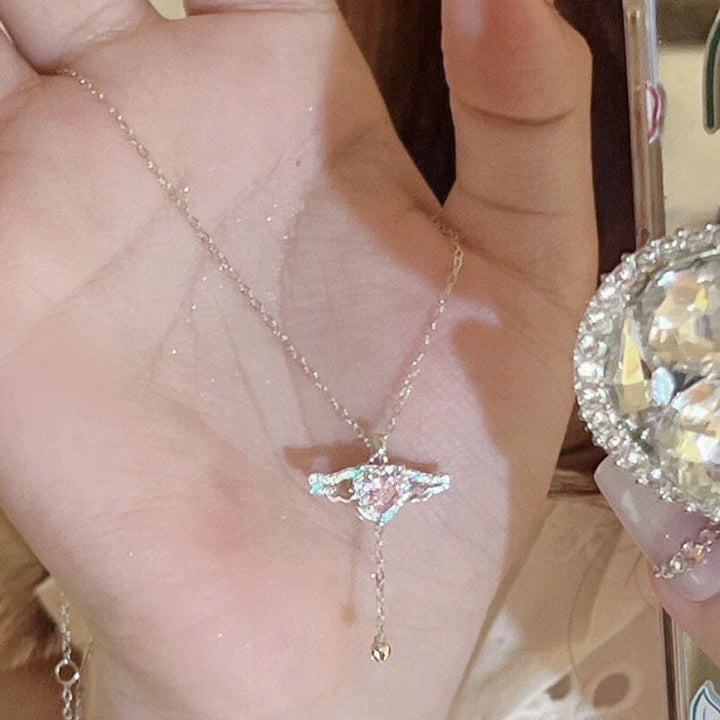 Skanto | Pink Angel Wings Necklace