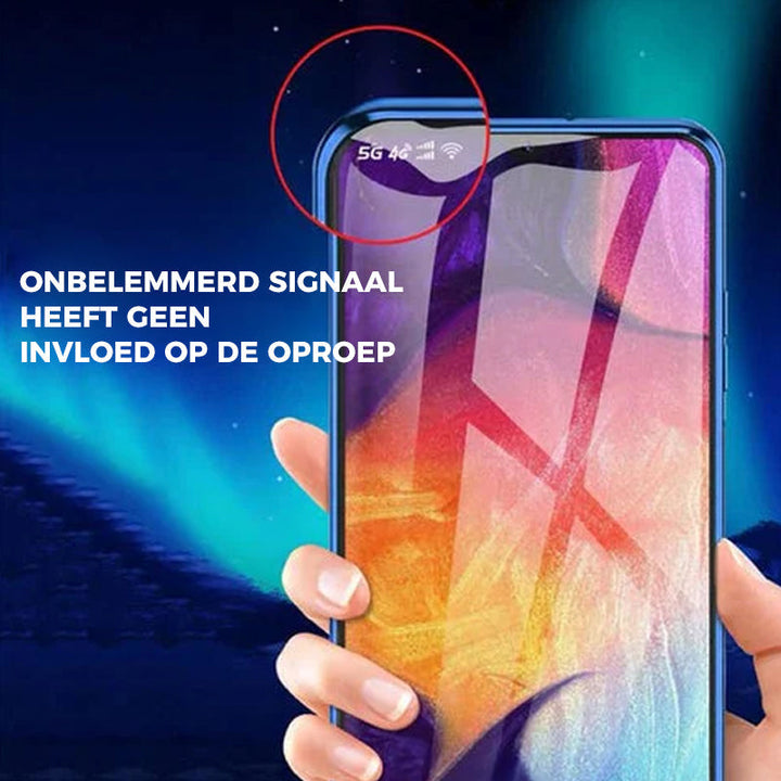 Skanto | herdet glass dobbeltsidig telefonkasse for Samsung