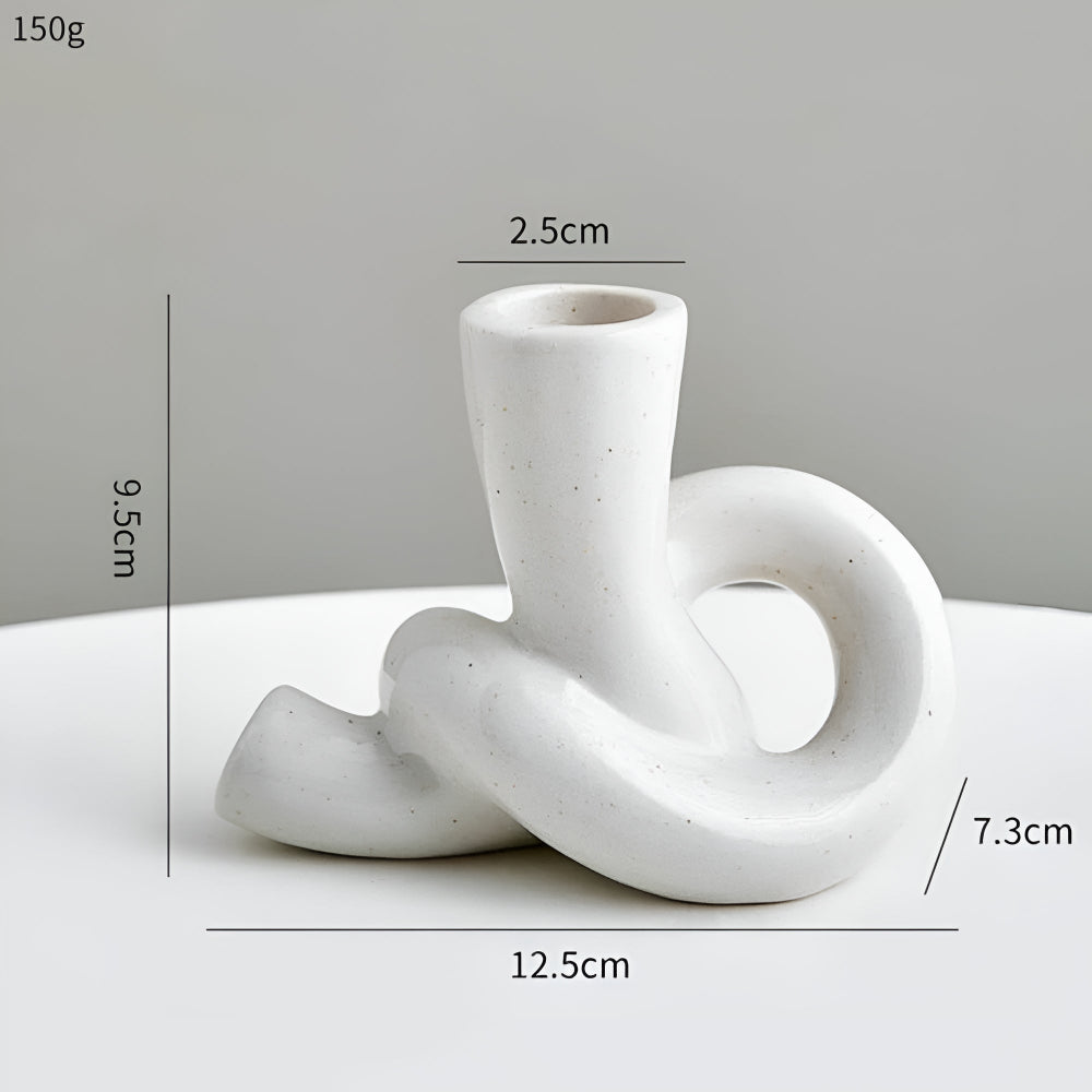 Skanto | Knot Keramisk Lysestake