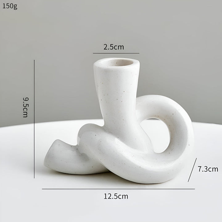 Skanto | Knot Keramisk Lysestake