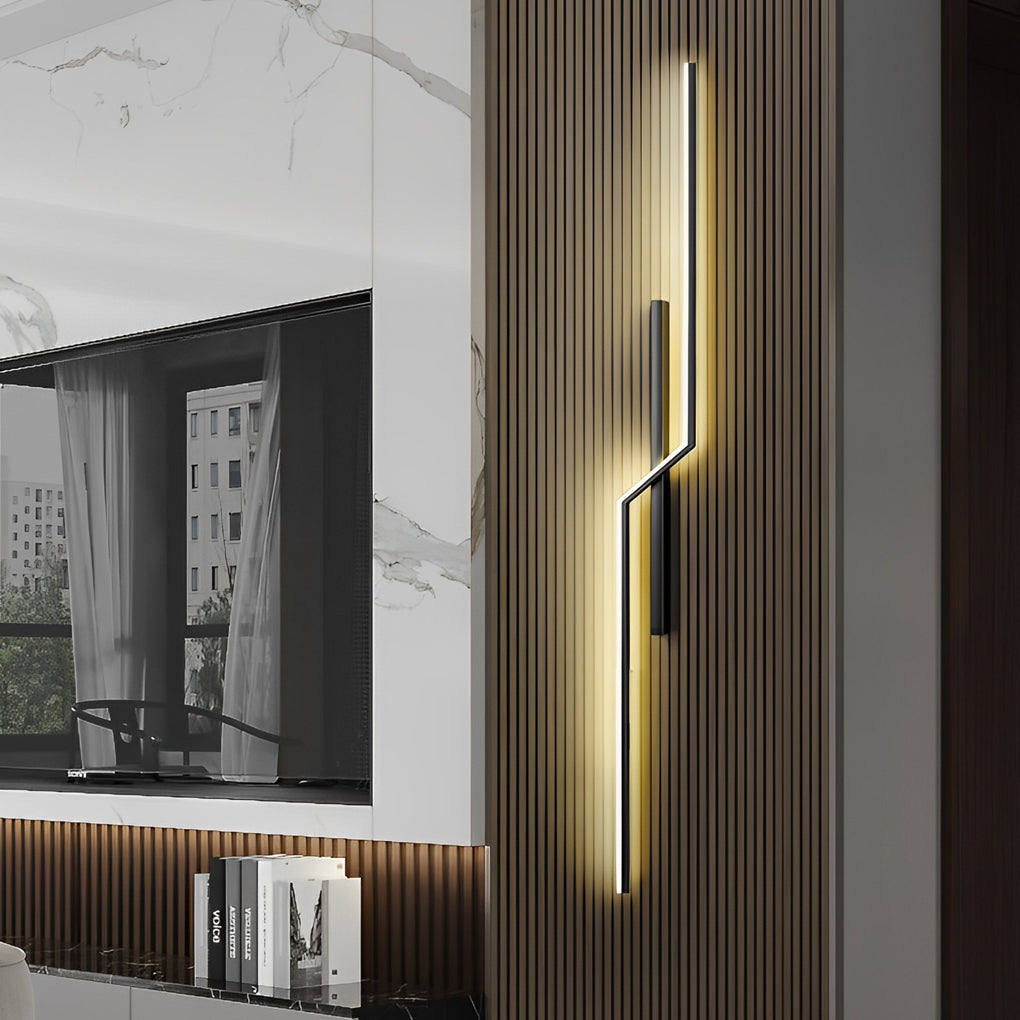 Skanto | Linjer Kreativ LED Moderne Minimalistisk Vegglampe Dekorative Vegglamper Belysning