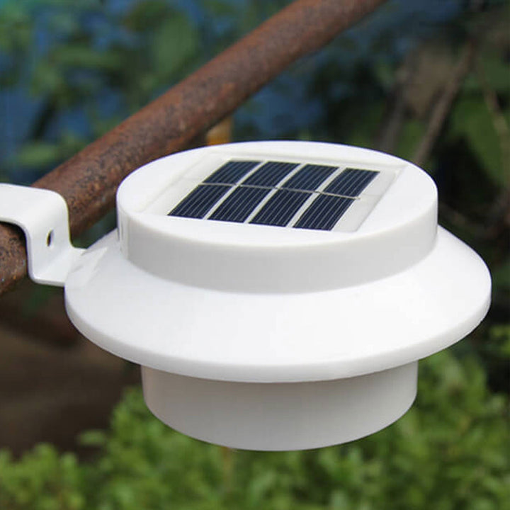 Solar Cylinder LED Utendørs Vanntett Gjerde Vegglampe | Skanto