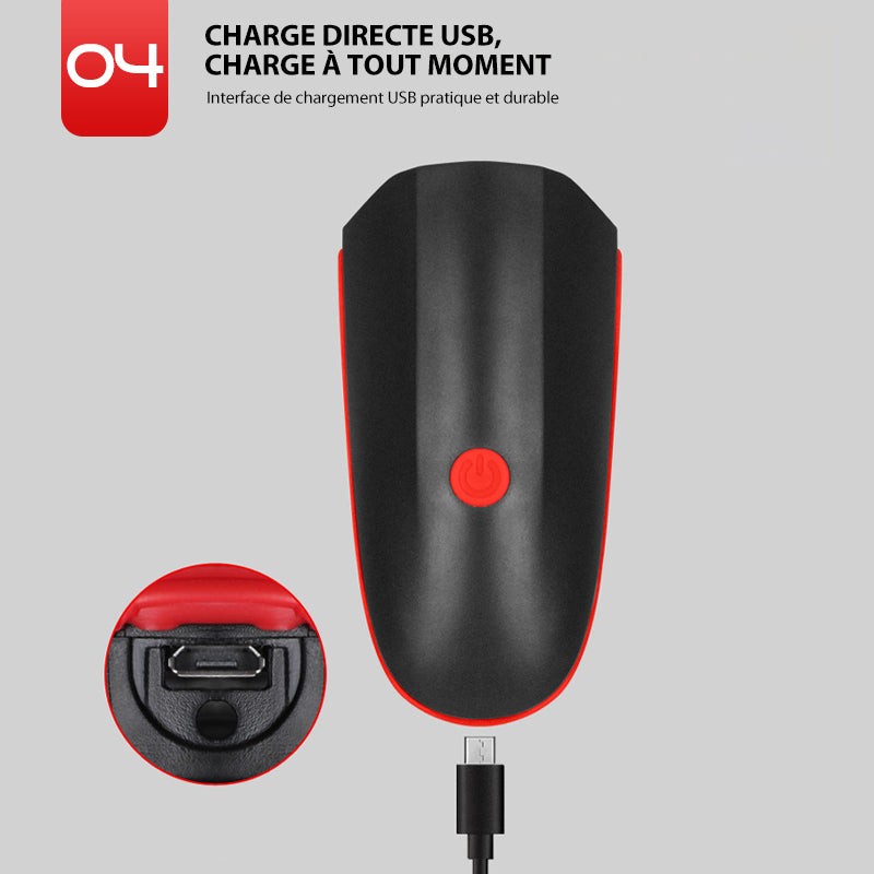 USB-oppladbart hodelykt for terrengsykkel | Skanto