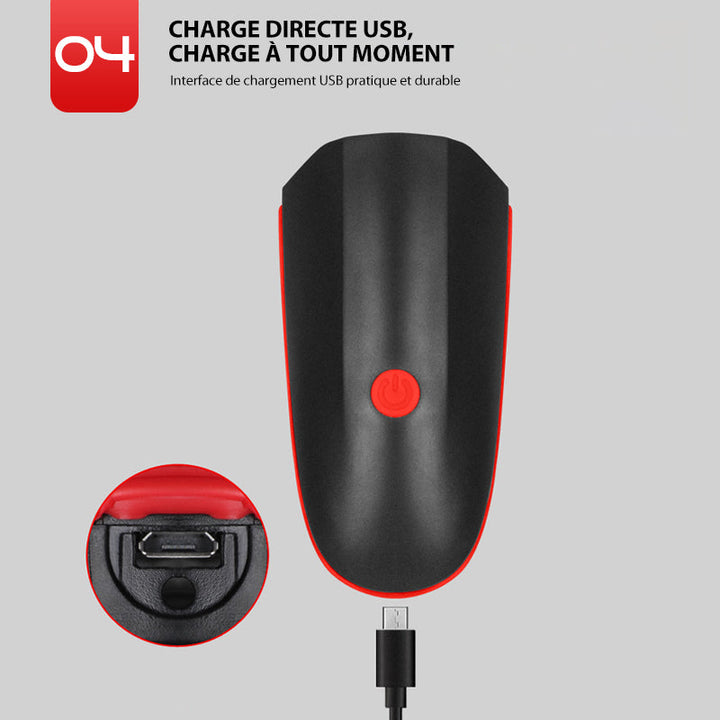USB-oppladbart hodelykt for terrengsykkel | Skanto