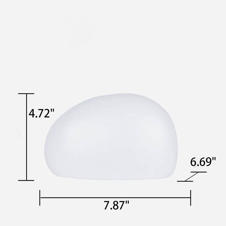 Solar vanntett PE sfærisk LED utendørs dekorativ plenlampe | Skanto