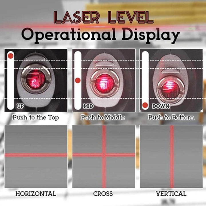 Skanto | Multifunksjonell Laser Nivå 4 i 1 Laser Måleverktøy