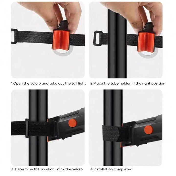 Skanto | LED Sykkel Baklykt