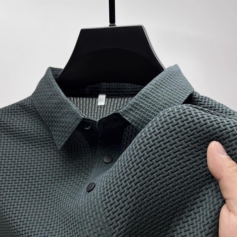 Mesh Ice Silk Korte Ermel T-skjorte | Skanto