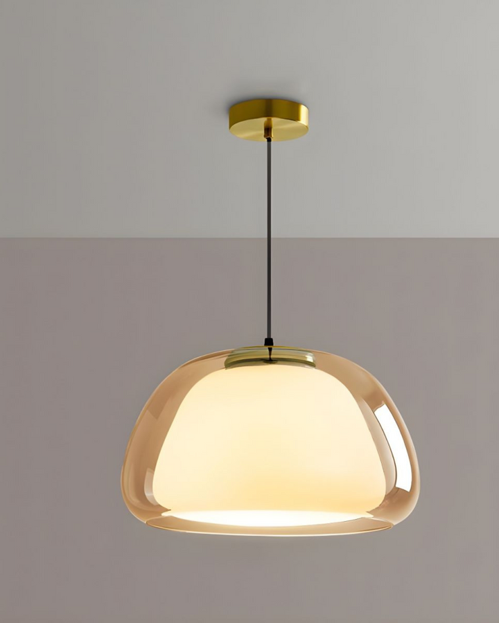 Skanto | Elegant lampe i form av en glasskuppel med krystallaccent