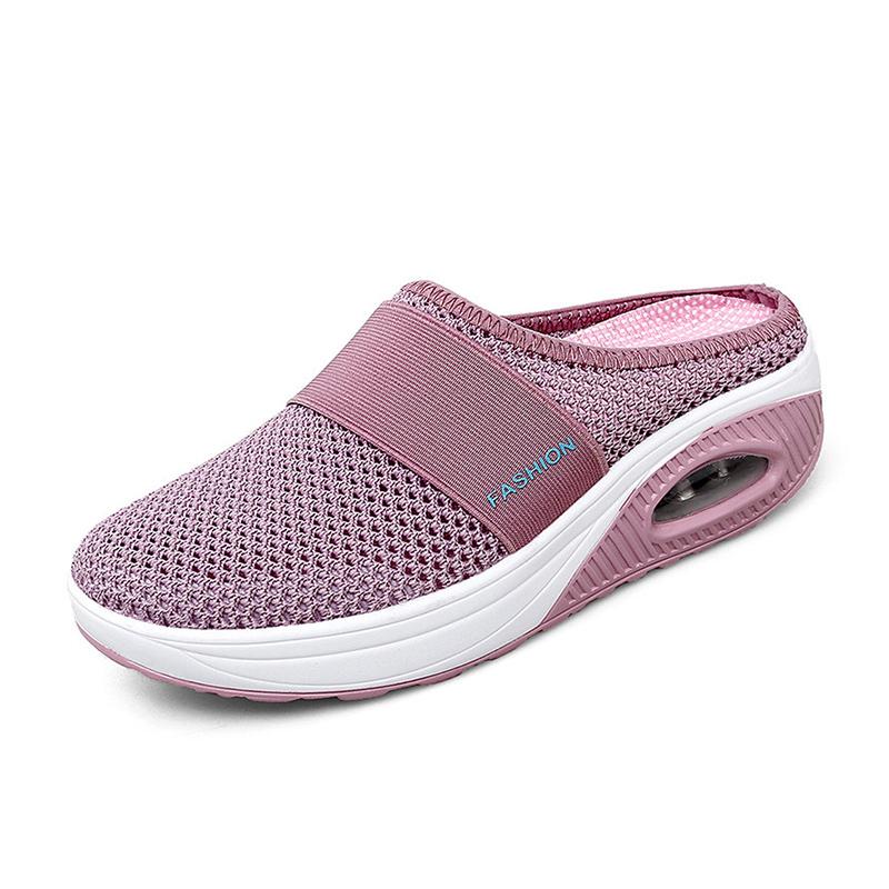 Skanto | Flate Slingback Sandaler Laget av Mesh