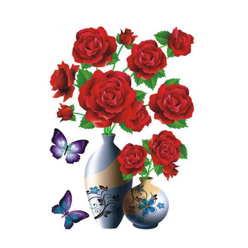 Skanto | DIY Plantevase 3D Stereo Klistremerke Selvklebende