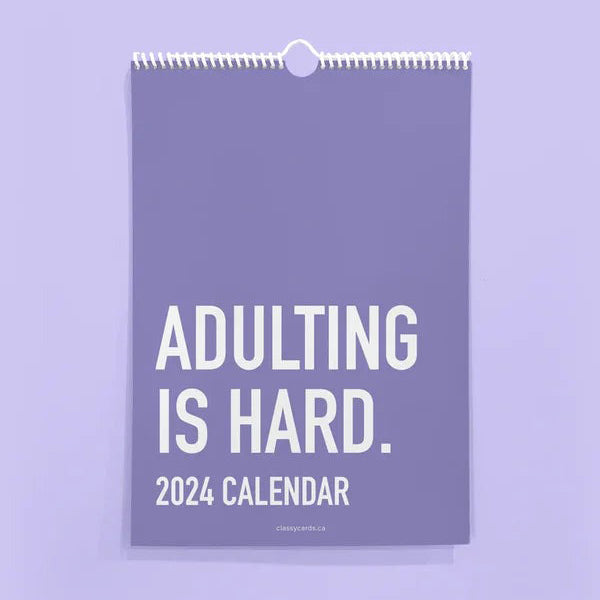 Adulting Is Hard 2024 Veggkalender | Skanto