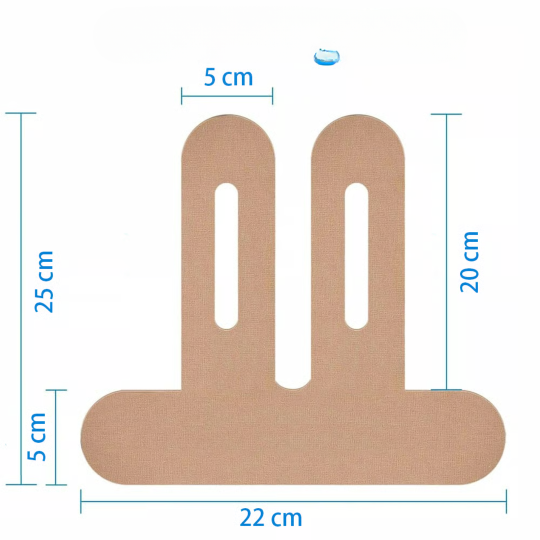 Knee Tape FlexiSupport – Prefabrikkert Kinesio-tape for direkte støtte | Skanto