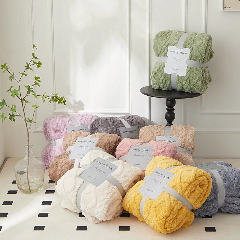 Luksus Lambswool TEppe for Soverom Skanto