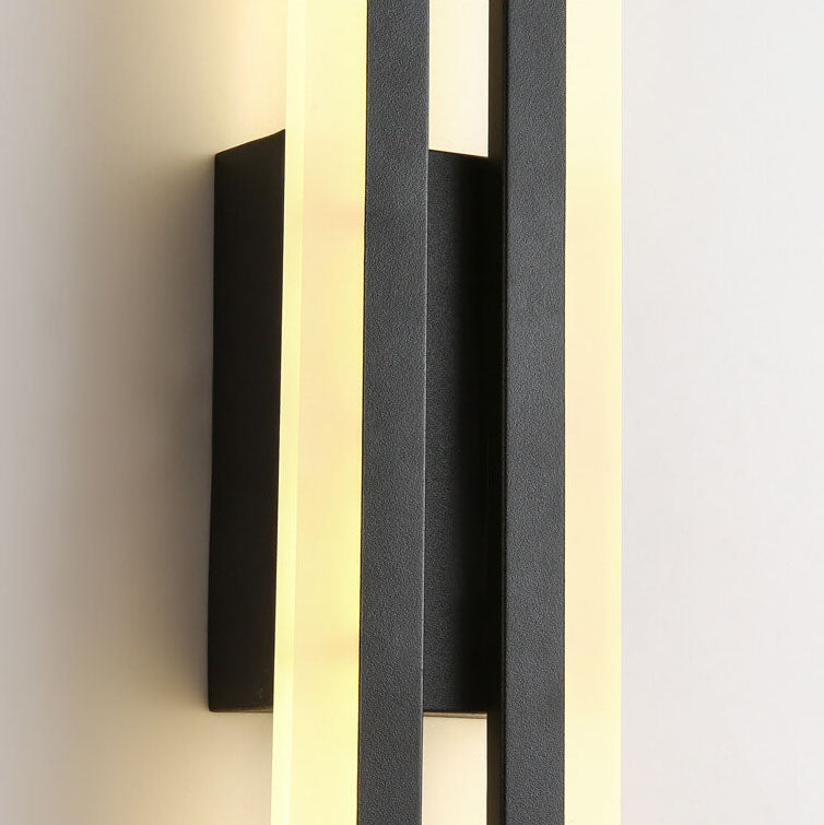 Skanto | LuxLine Moderne LED Vegglampe | Minimalistisk Design | Jern & Akryl | Dimmbar Lys