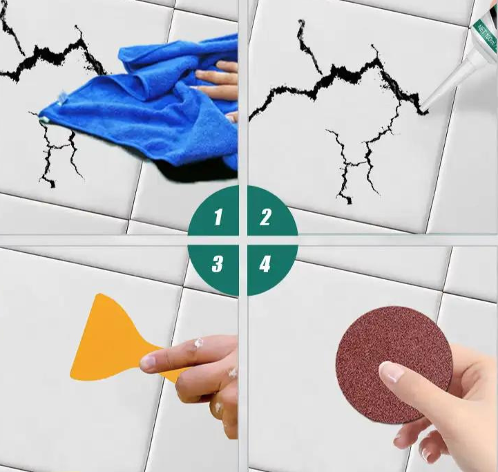 Umiddelbar kraftig reparasjonslim Skanto