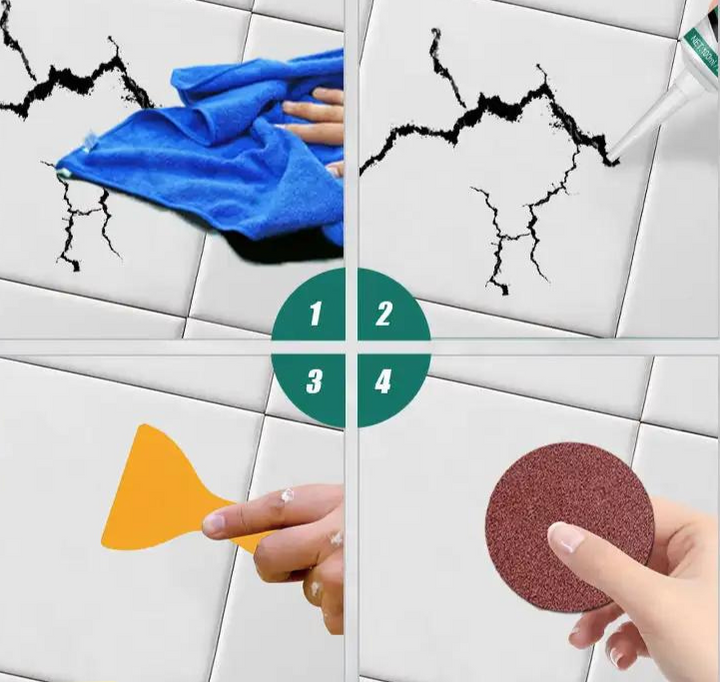 Umiddelbar kraftig reparasjonslim Skanto