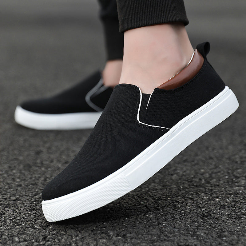 Skanto | Slip-On Sko laget av lerret for menn