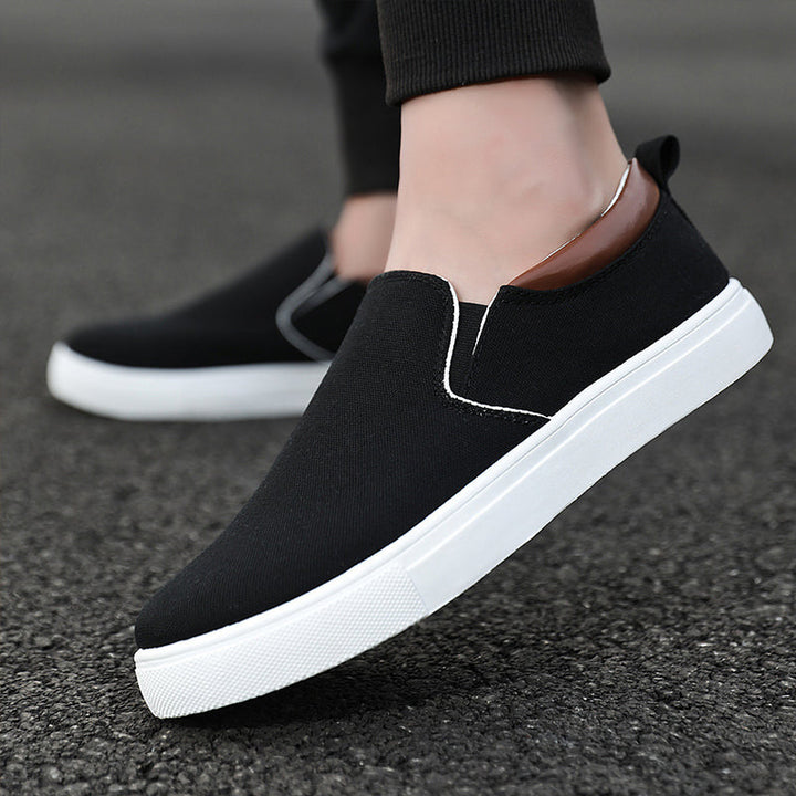 Skanto | Slip-On Sko laget av lerret for menn