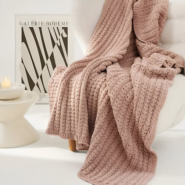 Skanto | Vintage Chunky Strikket Teppel