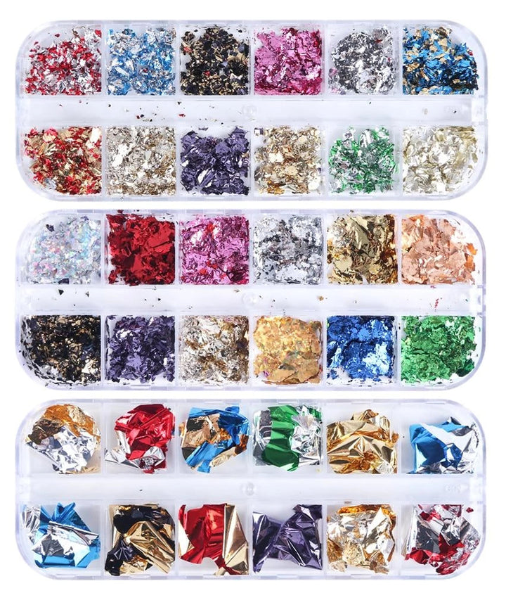 12 Pak Negl Art Folie Papir | Skanto