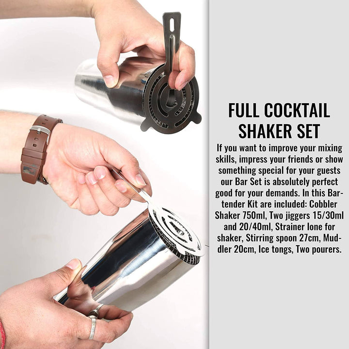 Skanto | 12-Delt: Cocktail Shaker Sett