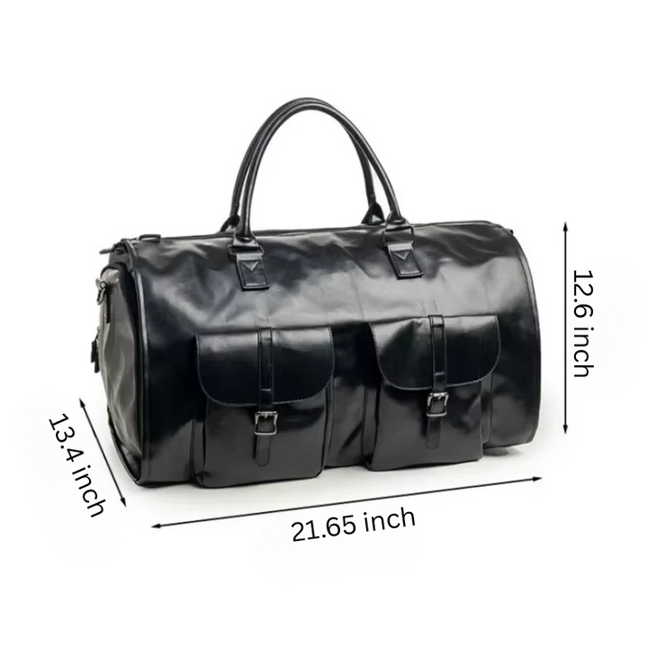Skanto | Garment Duffel Weekend Bag – Sammenleggbar Håndbagasje Draktveske for Menn