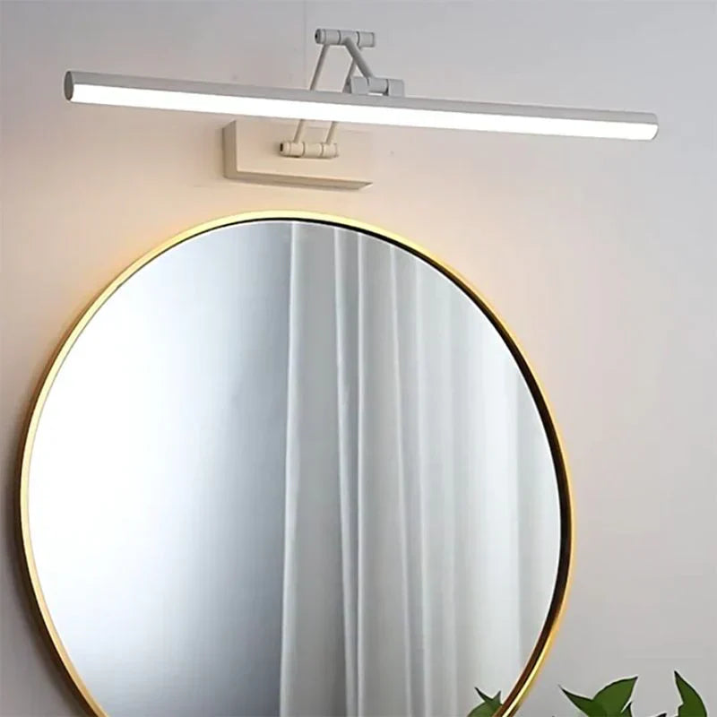 Edge Minimalistisk LED Vegglampe Svart/Hvit | Moderne Design for Bad & Innendørs Rom | Metall & Akryl | Skanto