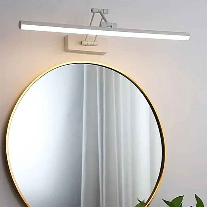 Minimalistisk LED Vegglampe Svart/Hvit – Modern Metallampe for Bad og Innendørs Bruk | Skanto